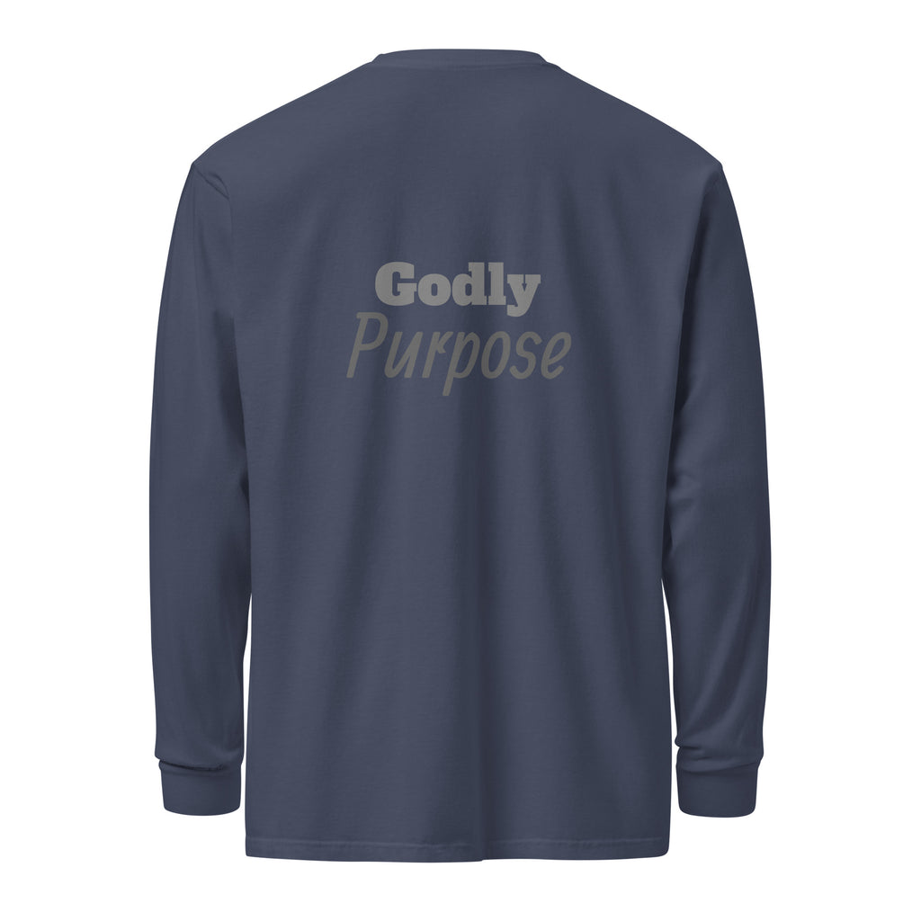 Godly Mind Heavyweight Long-sleeve Shirt - Godly Purpose