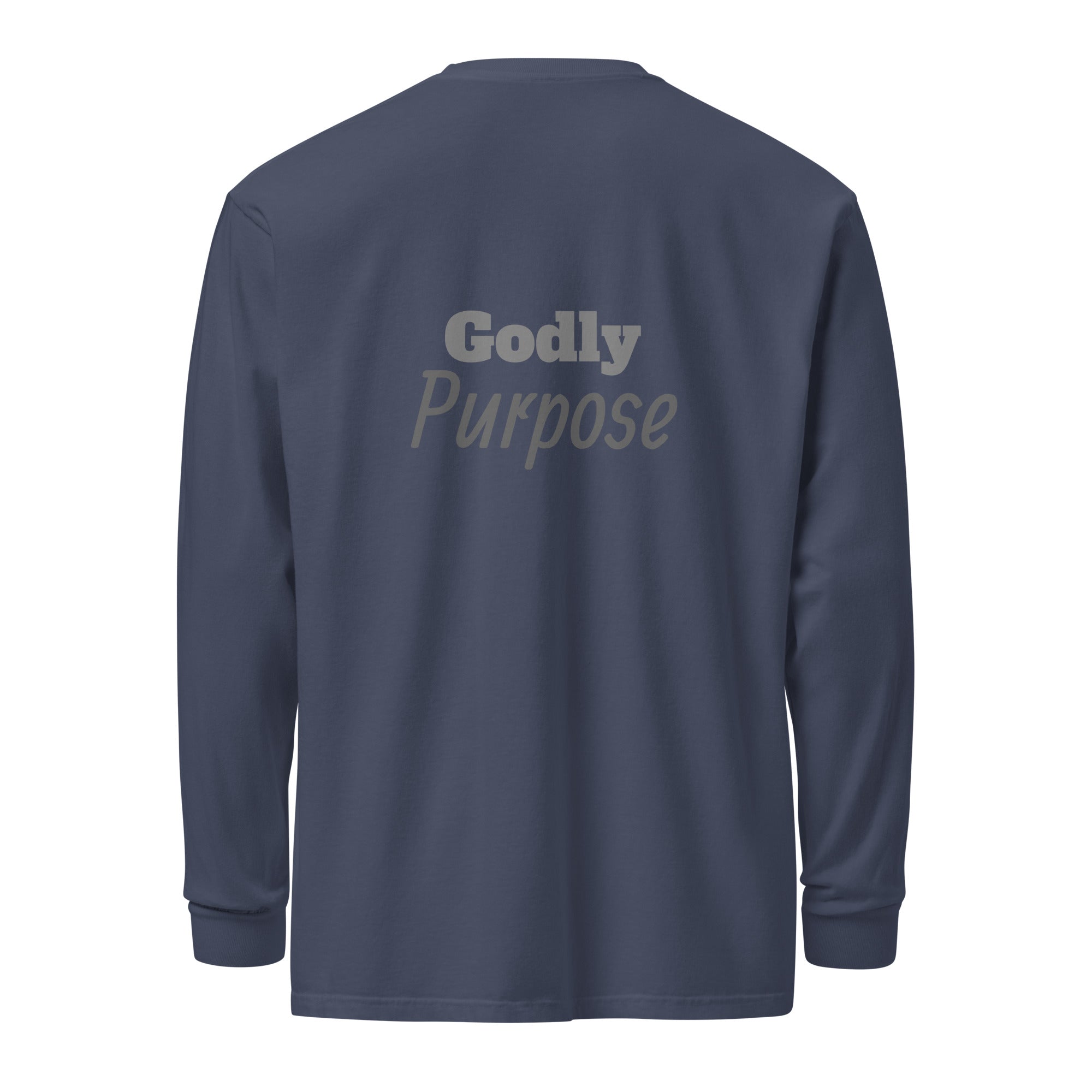 Godly Mind Heavyweight Long-sleeve Shirt - Godly Purpose