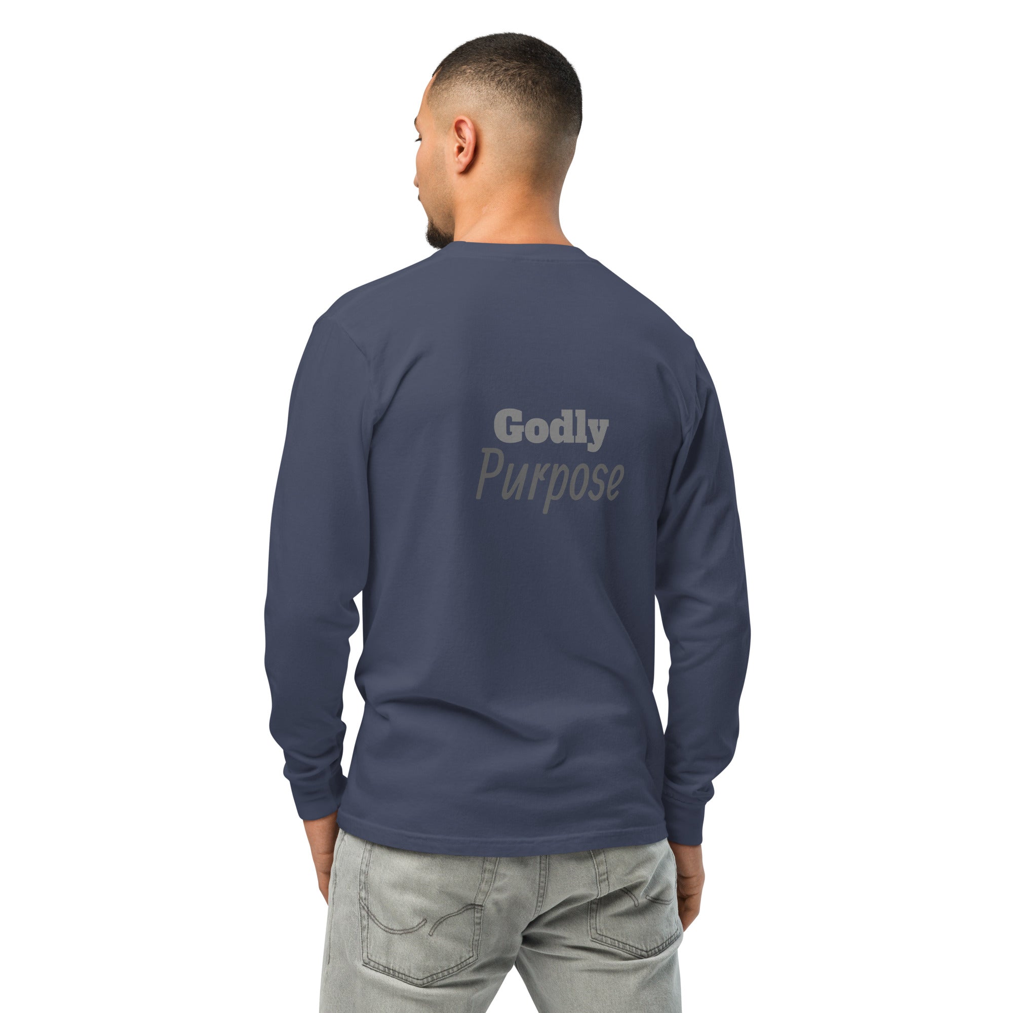 Godly Mind Heavyweight Long-sleeve Shirt - Godly Purpose