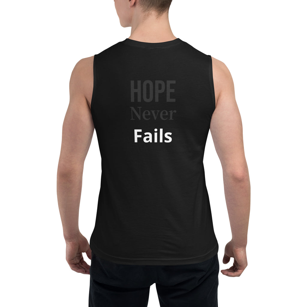 Godly Mind Muscle Shirt - Hope Never Fails