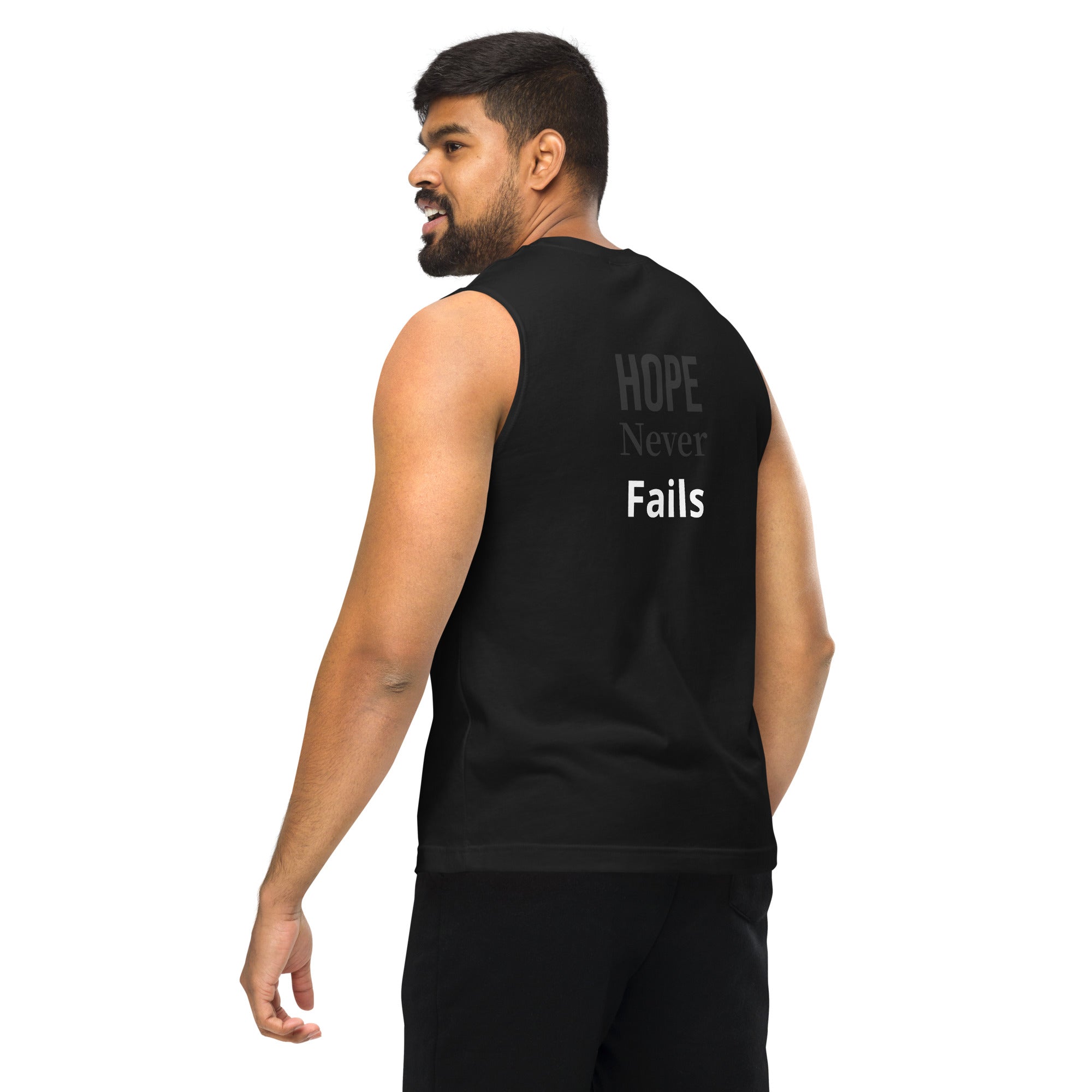 Godly Mind Muscle Shirt - Hope Never Fails