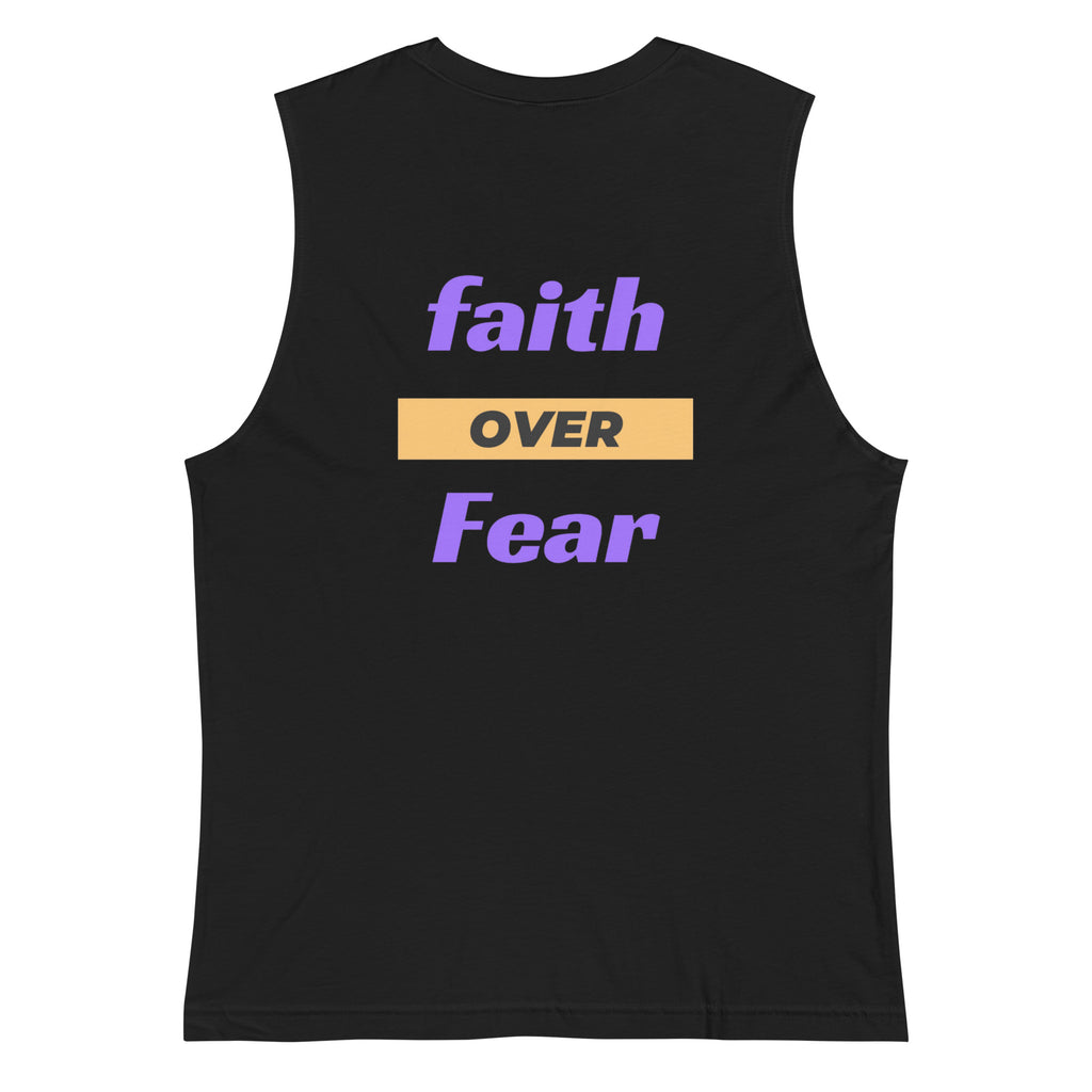 Godly Mind Muscle Shirt - Faith Over Fear