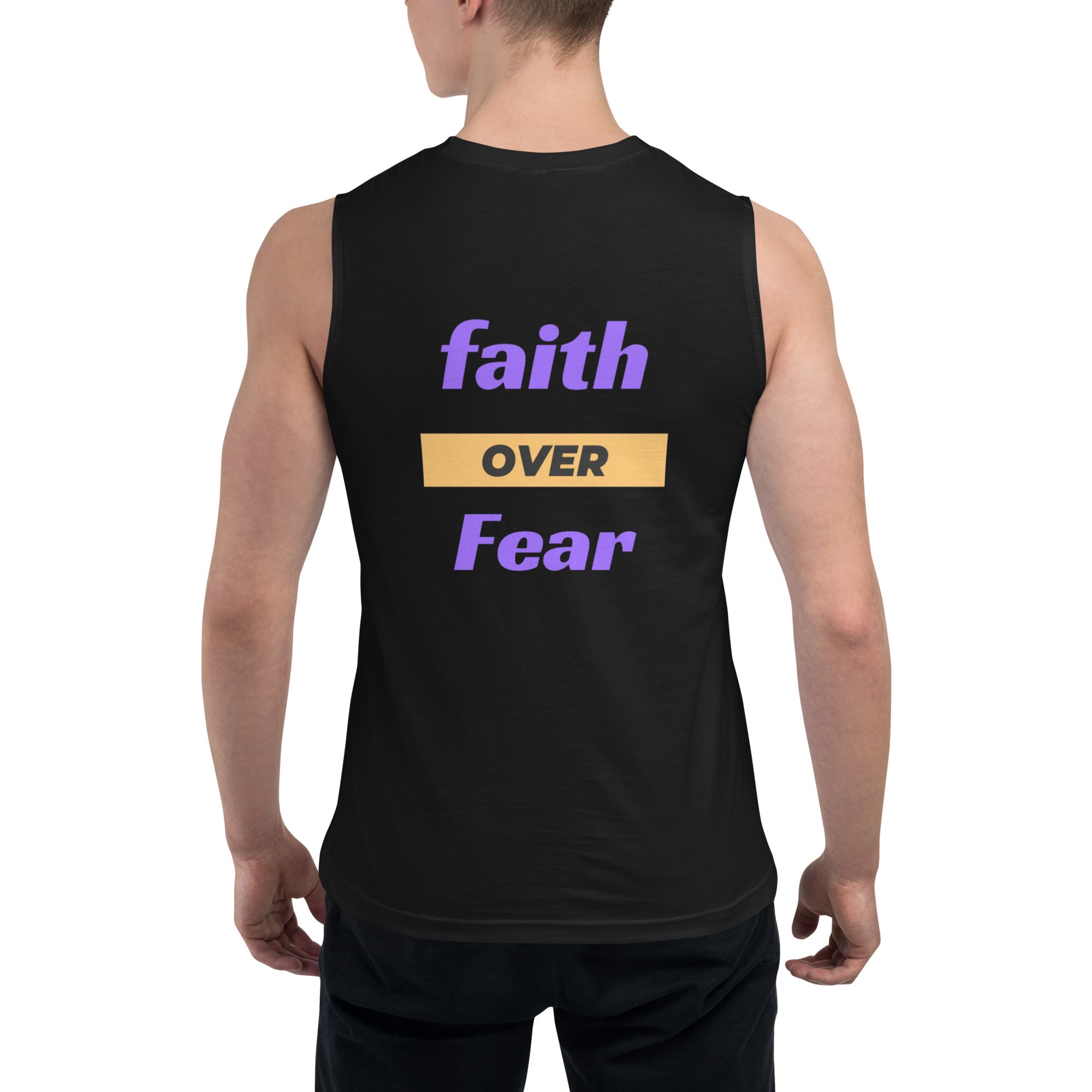 Godly Mind Muscle Shirt - Faith Over Fear