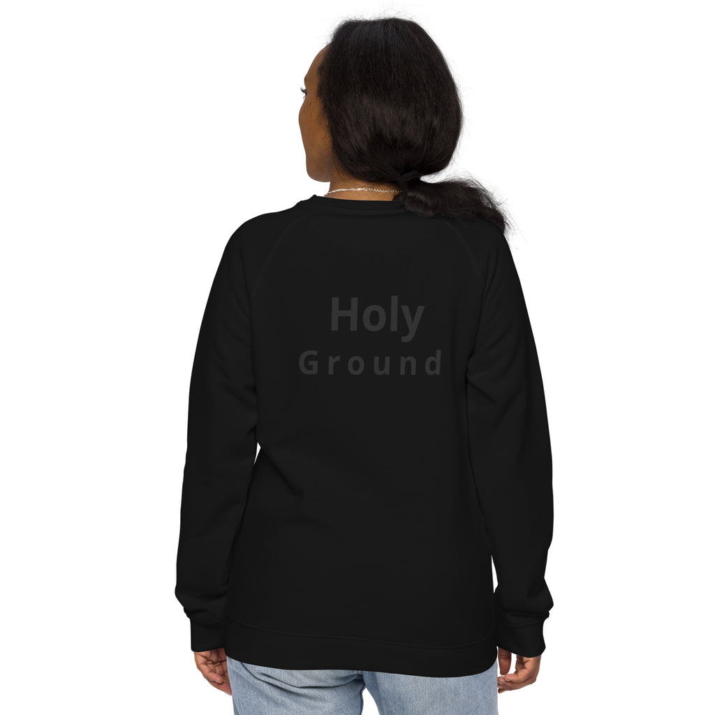 Godly Mind Unisex Organic Raglan Sweatshirt