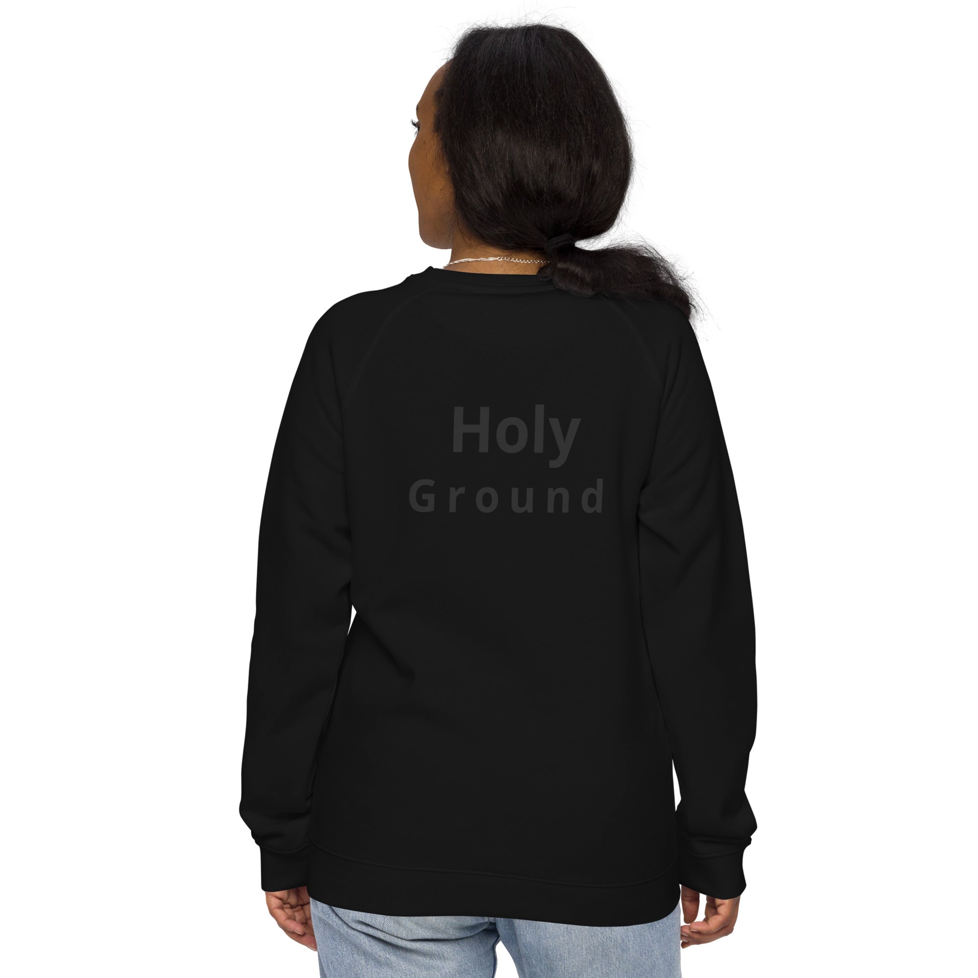 Godly Mind Unisex Organic Raglan Sweatshirt