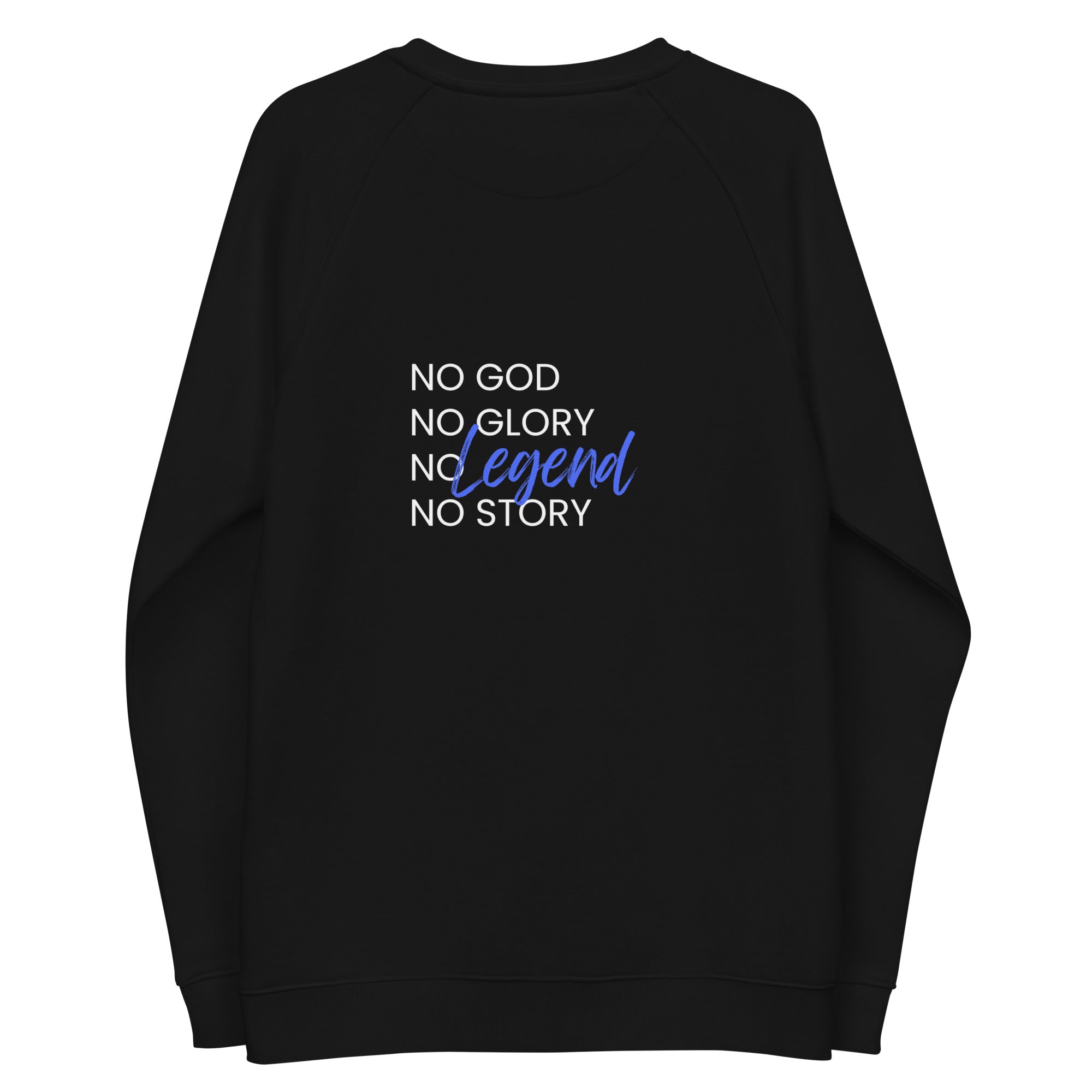 Godly Mind Unisex Organic Raglan Sweatshirt