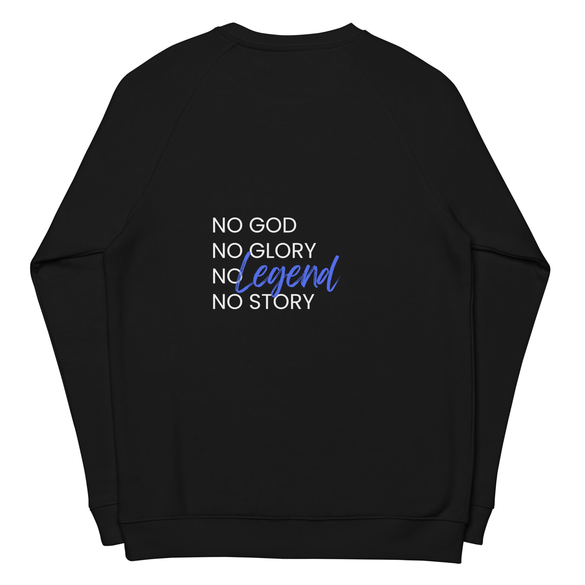 Godly Mind Unisex Organic Raglan Sweatshirt