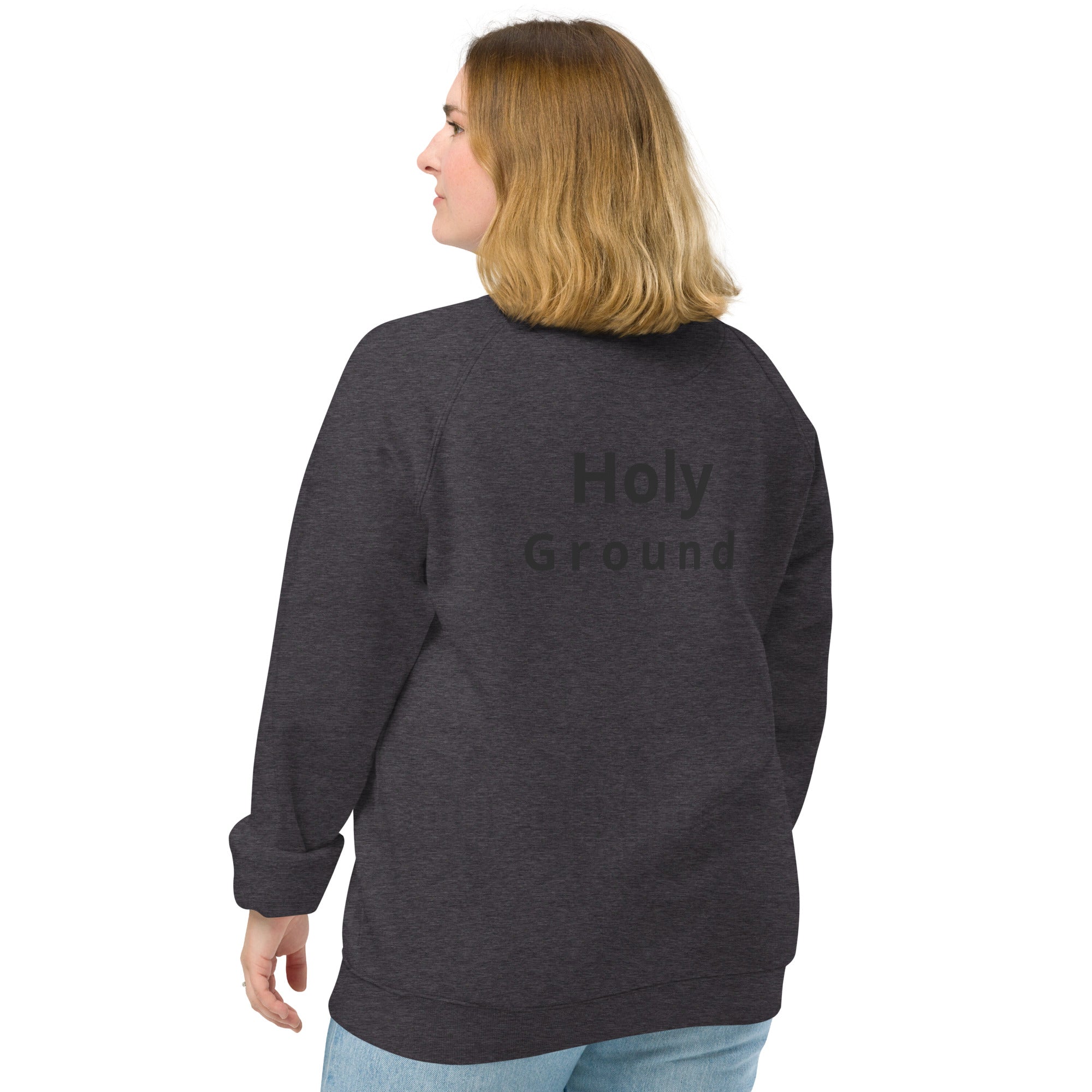 Godly Mind Unisex Organic Raglan Sweatshirt