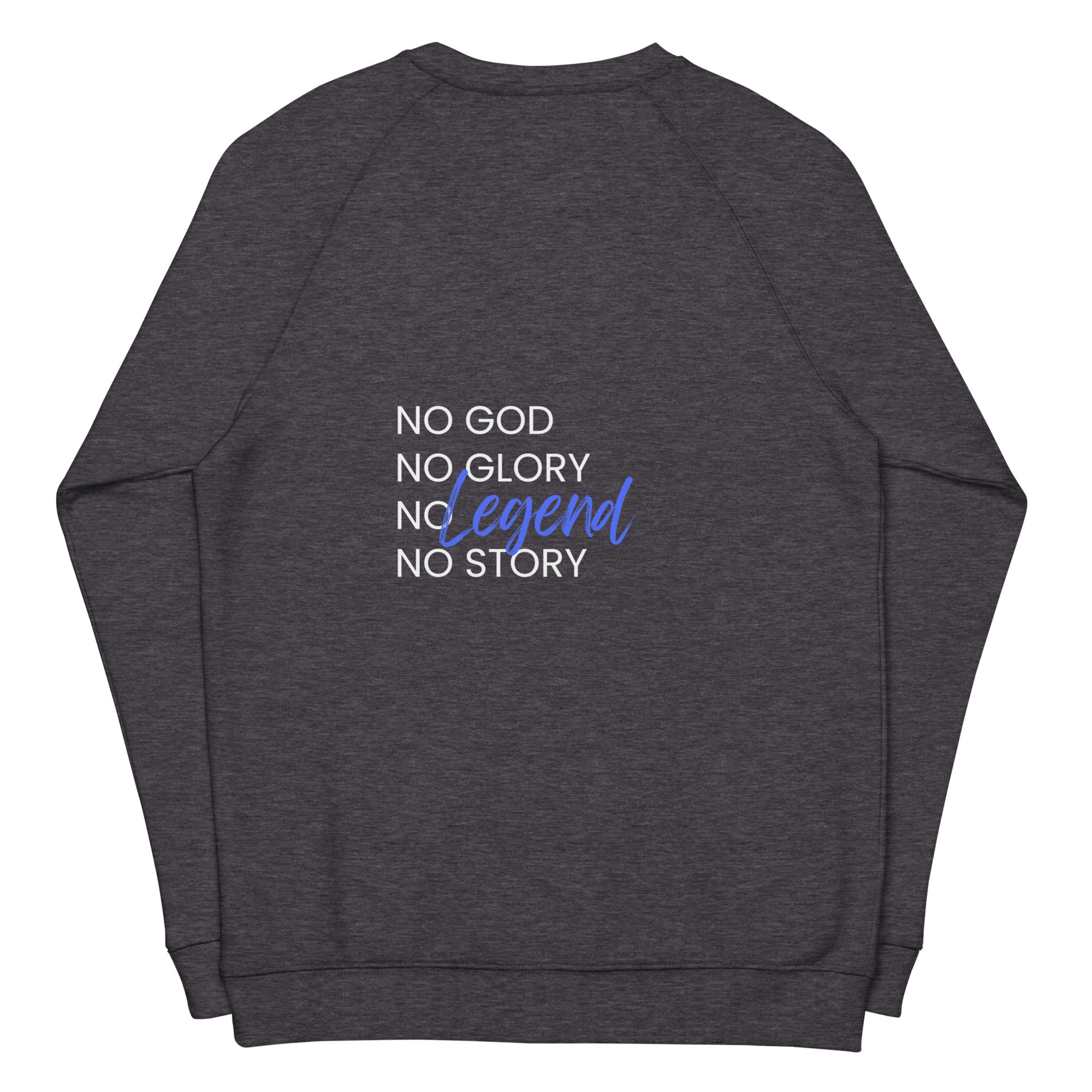Godly Mind Unisex Organic Raglan Sweatshirt