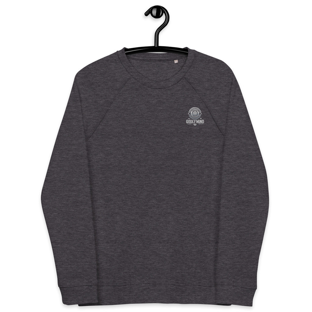 Godly Mind Unisex Organic Raglan Sweatshirt