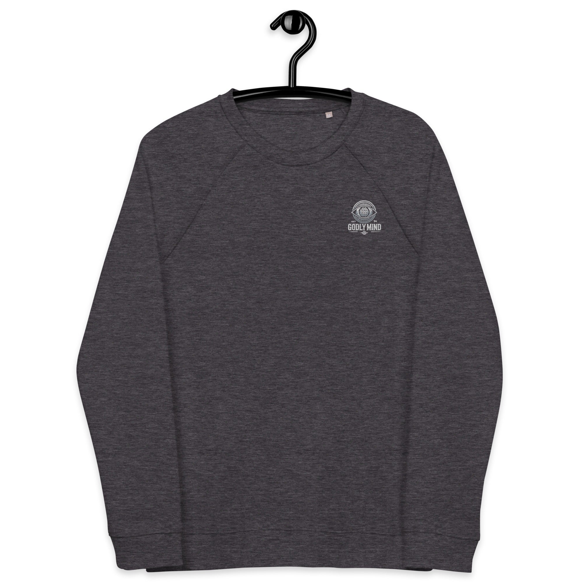 Godly Mind Unisex Organic Raglan Sweatshirt