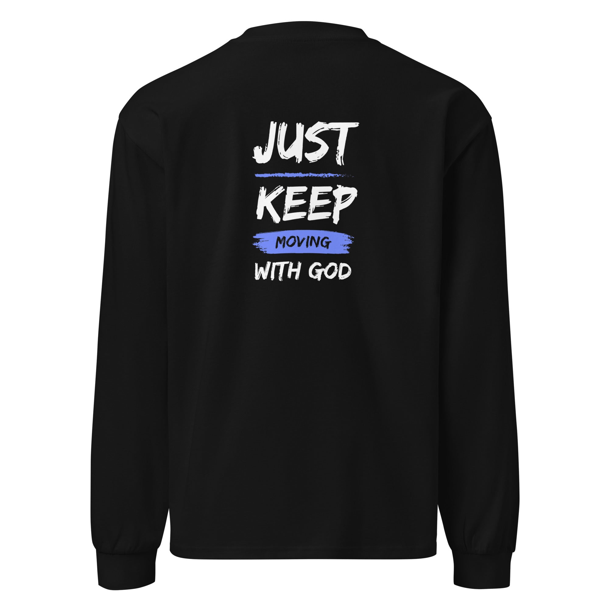 Godly Mind Premium Heavyweight Long Sleeve Shirt - Just Keep