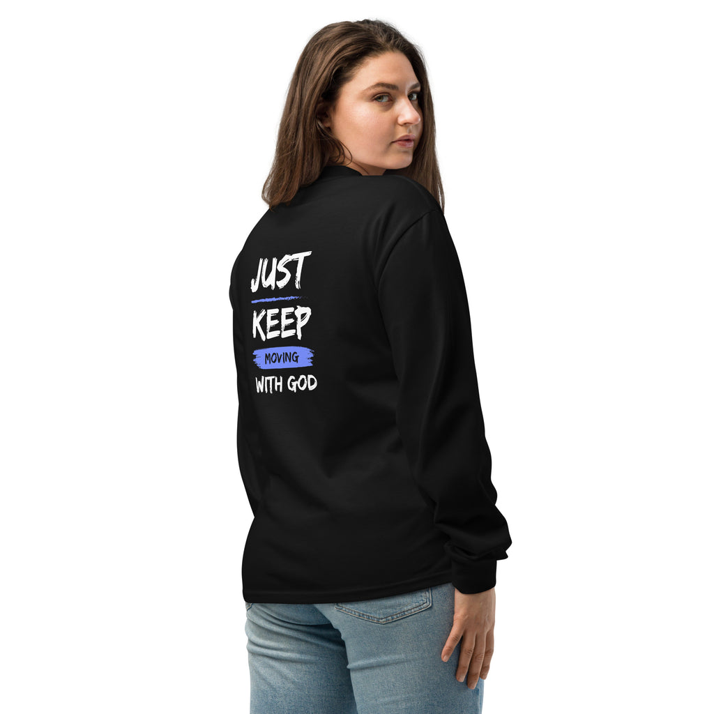 Godly Mind Premium Heavyweight Long Sleeve Shirt - Just Keep
