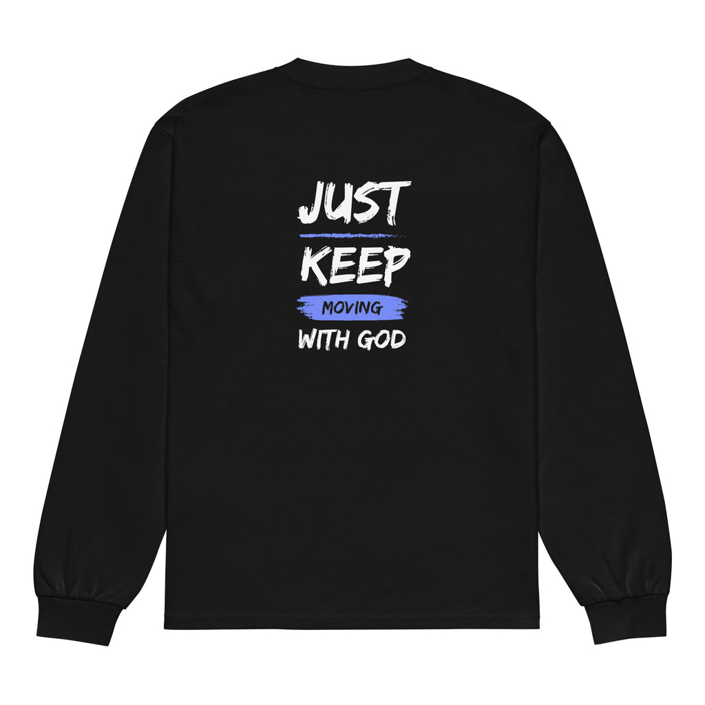 Godly Mind Premium Heavyweight Long Sleeve Shirt - Just Keep