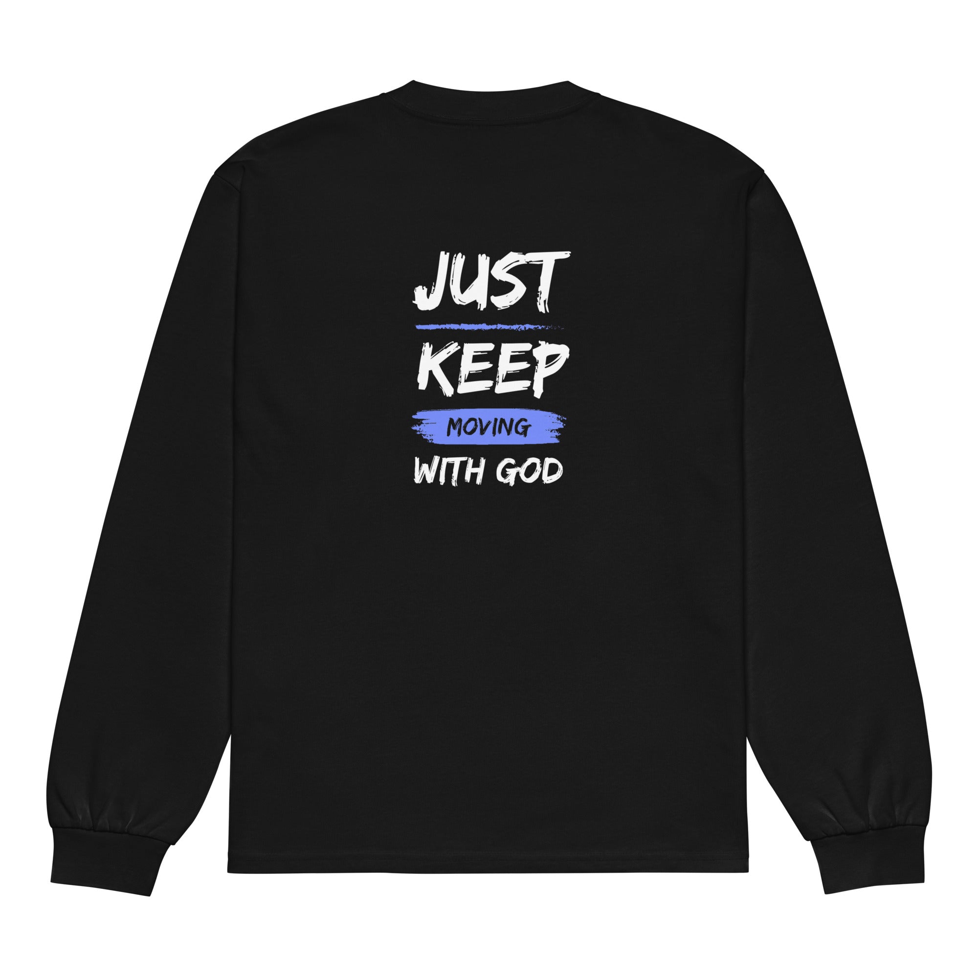 Godly Mind Premium Heavyweight Long Sleeve Shirt - Just Keep