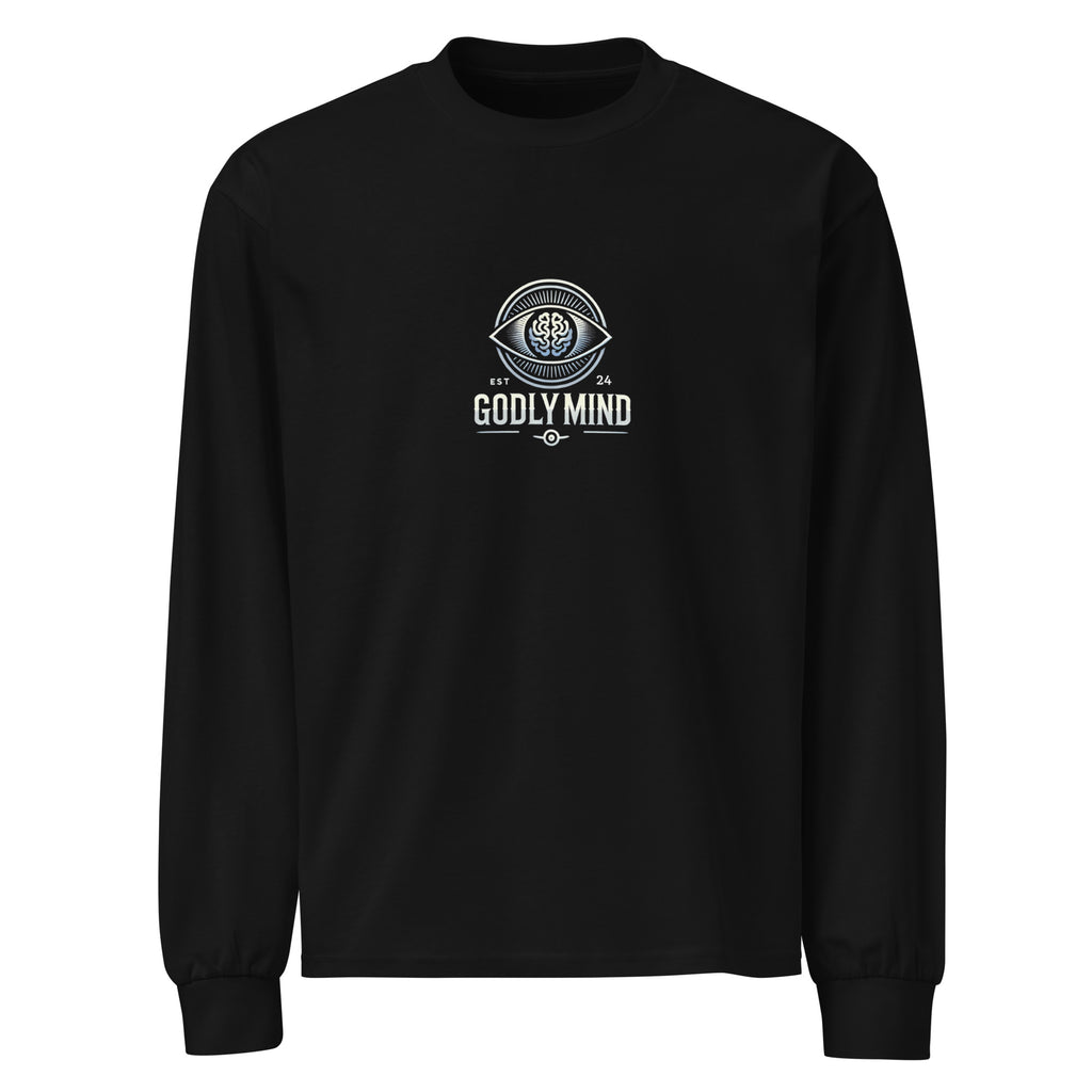 Godly Mind Premium Heavyweight Long Sleeve Shirt - Just Keep