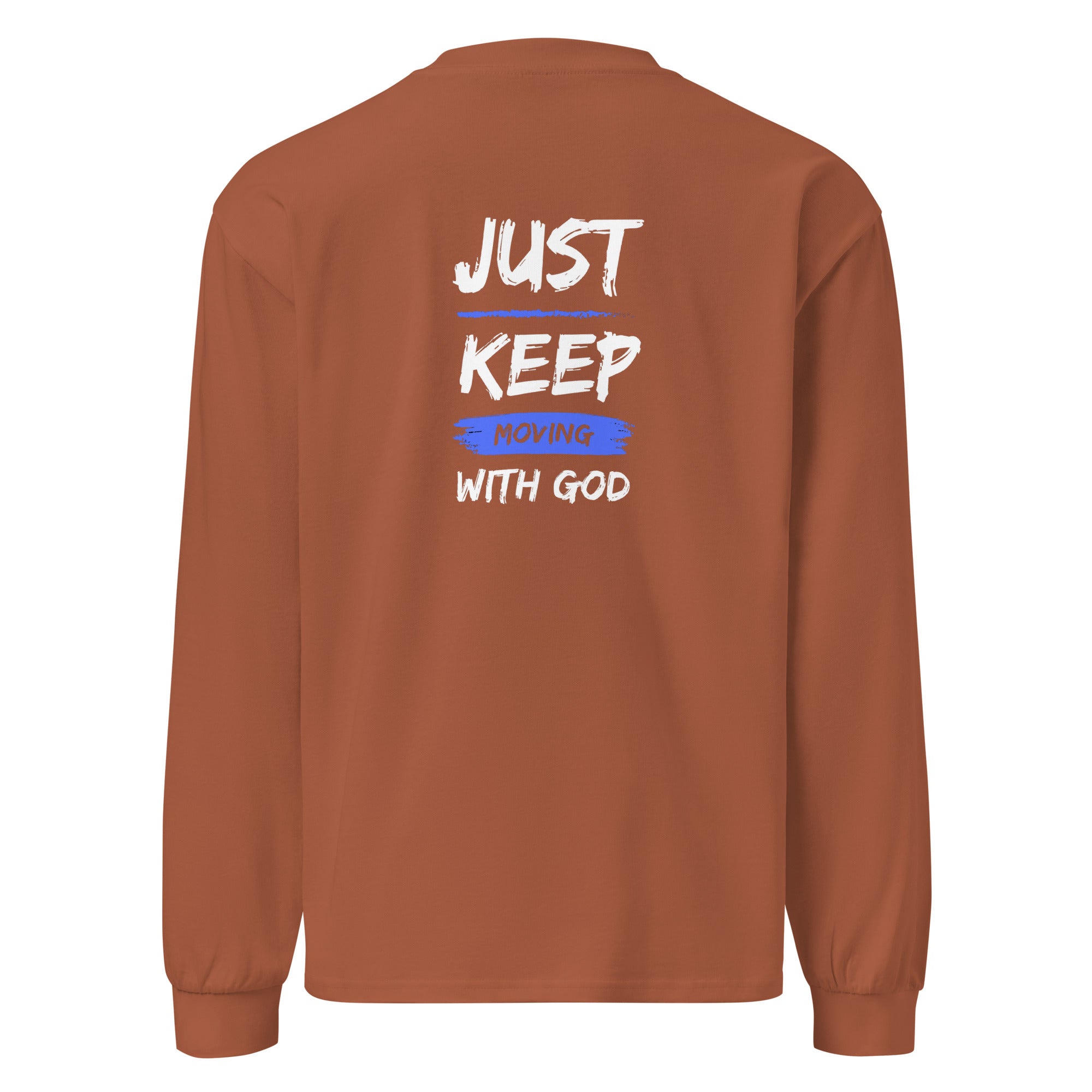 Godly Mind Premium Heavyweight Long Sleeve Shirt - Just Keep