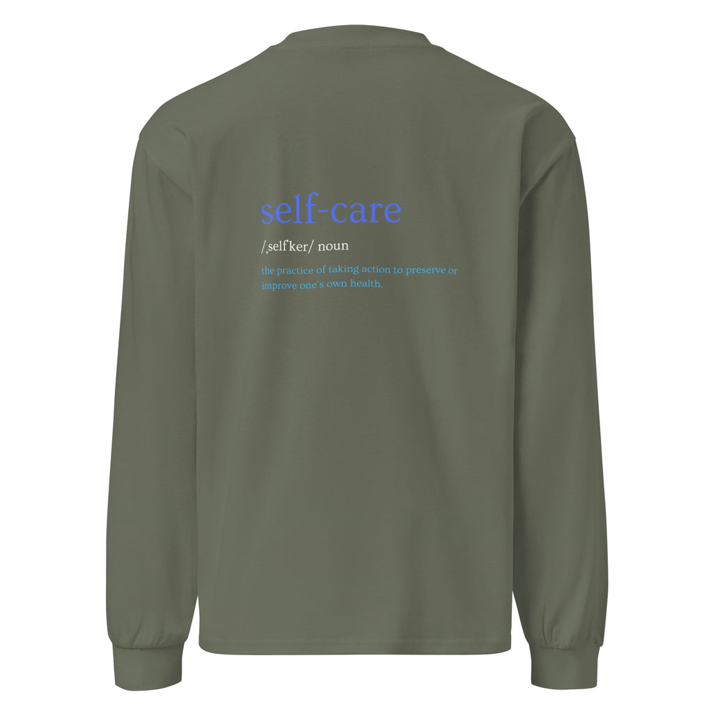 Godly Mind Premium Heavyweight Long sleeve Shirt - Self Care