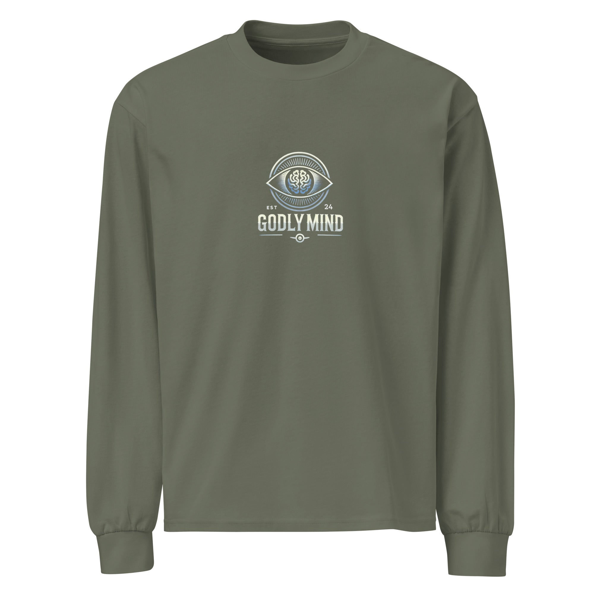 Godly Mind Premium Heavyweight Long Sleeve Shirt - Just Keep