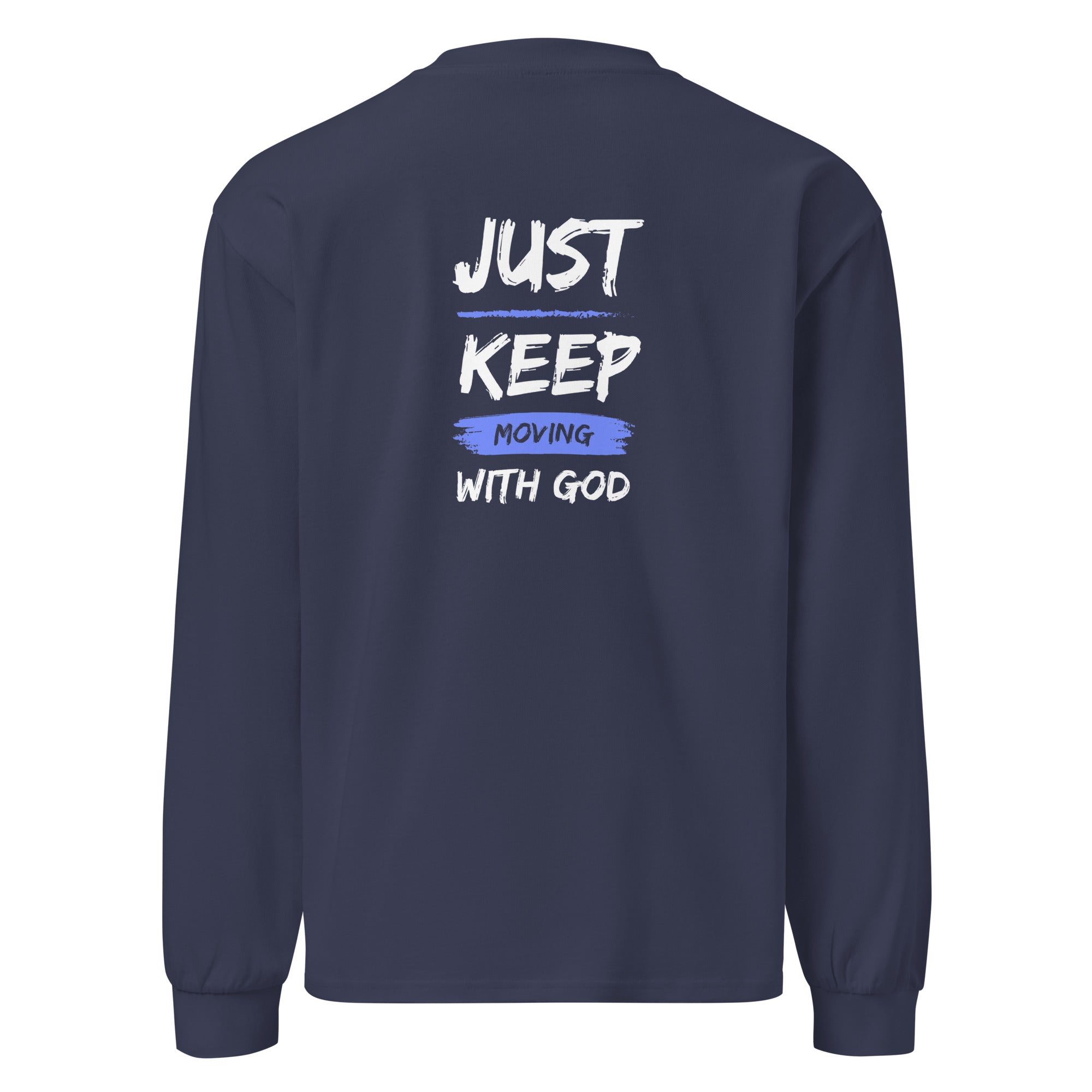 Godly Mind Premium Heavyweight Long Sleeve Shirt - Just Keep