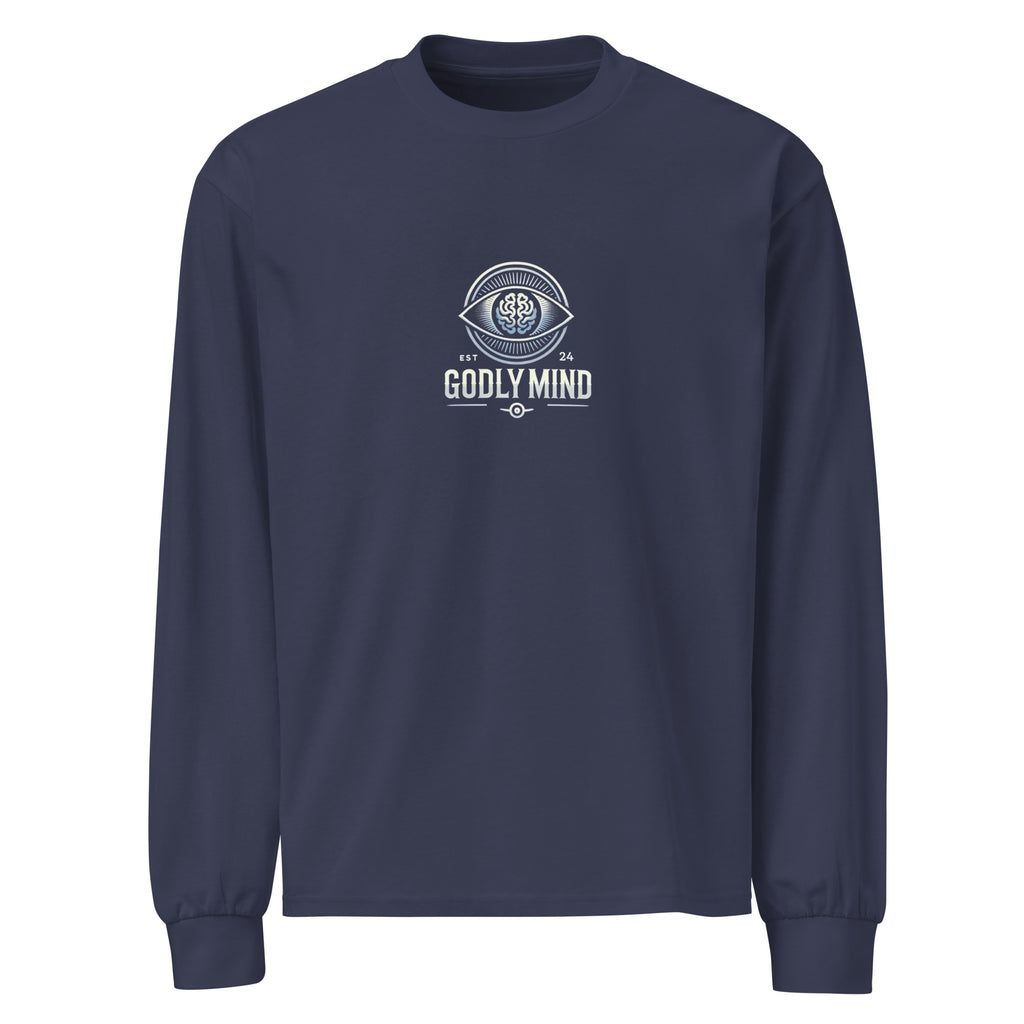 Godly Mind Premium Heavyweight Long Sleeve Shirt - Just Keep