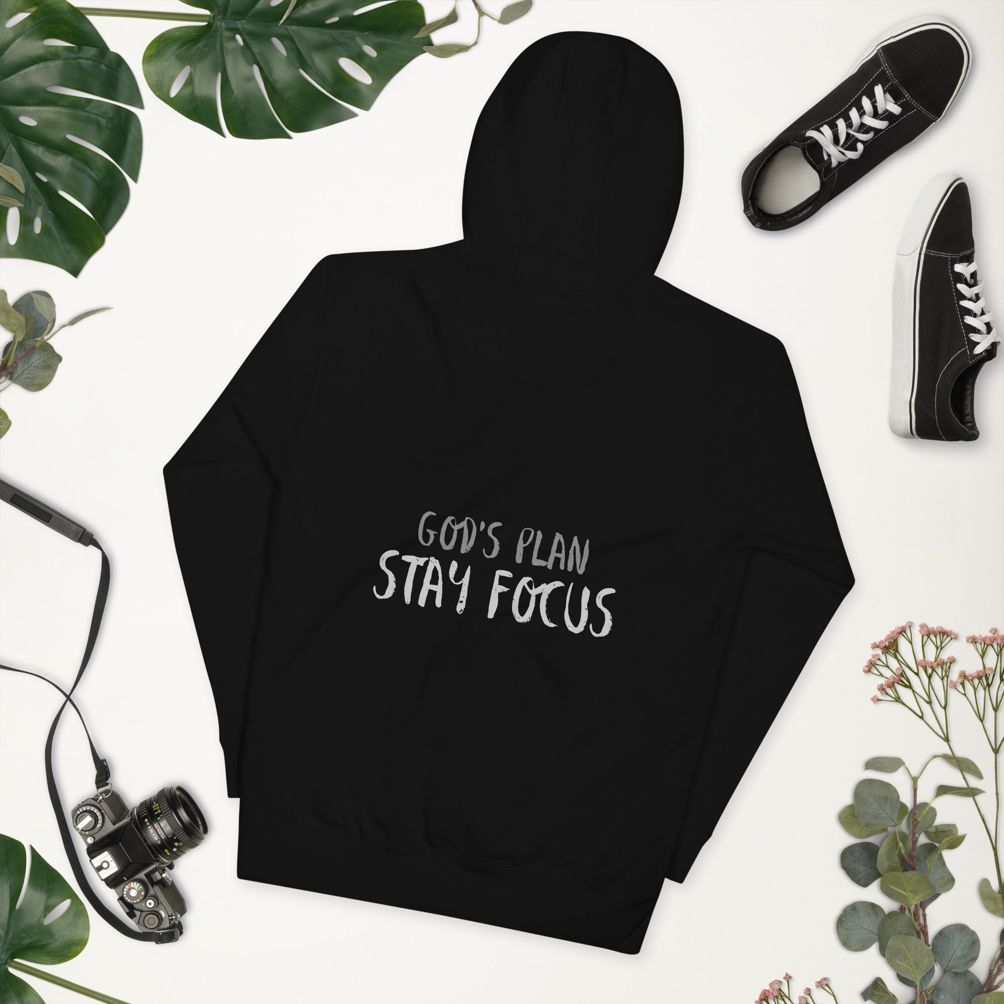 Godly Mind Unisex Streetwear Hoodie - God's Plan, Stay Focus