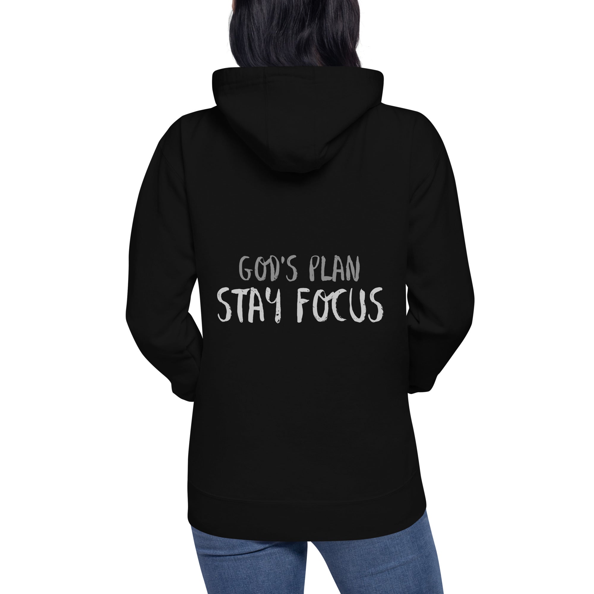 Godly Mind Unisex Streetwear Hoodie - God's Plan, Stay Focus
