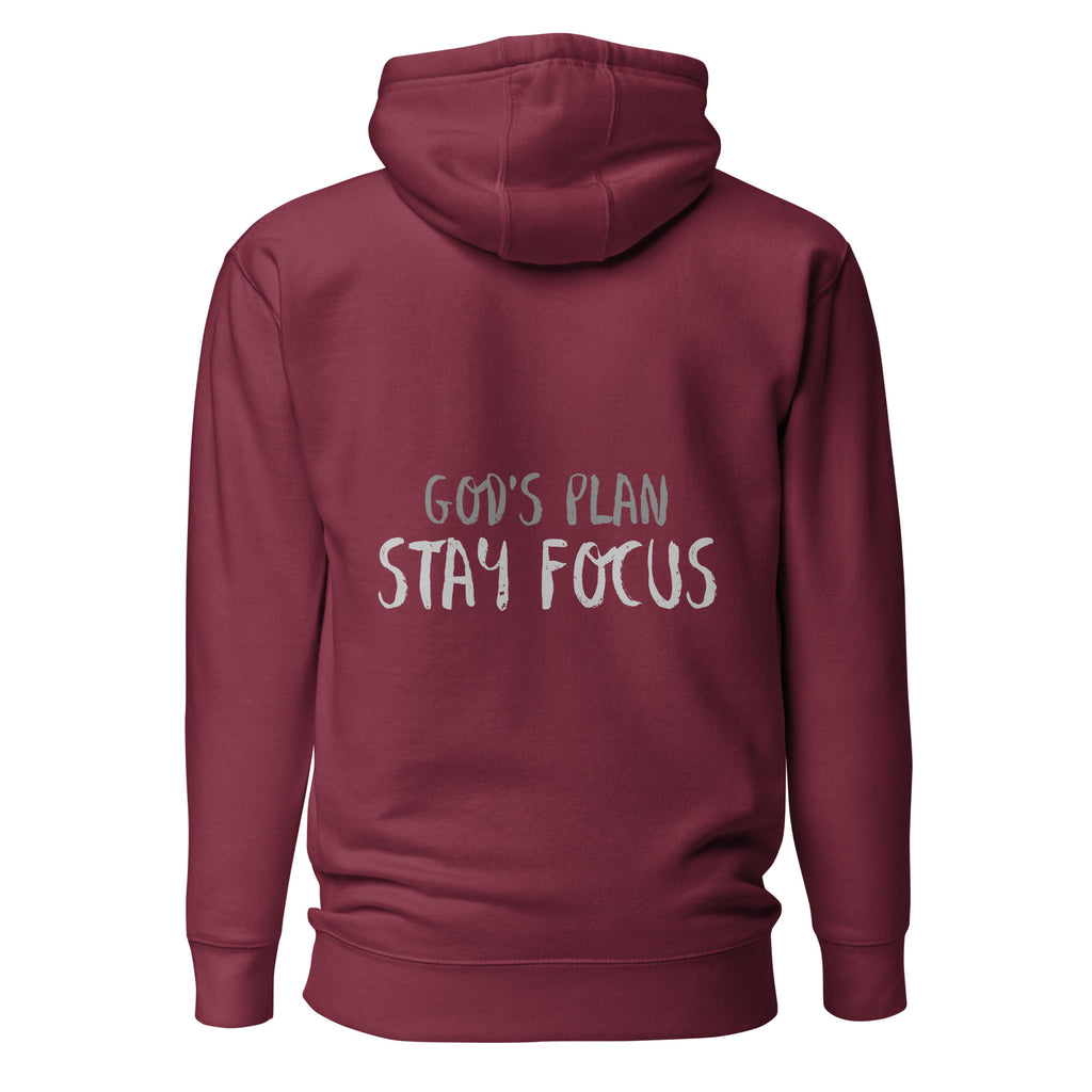 Godly Mind Unisex Streetwear Hoodie - God's Plan, Stay Focus