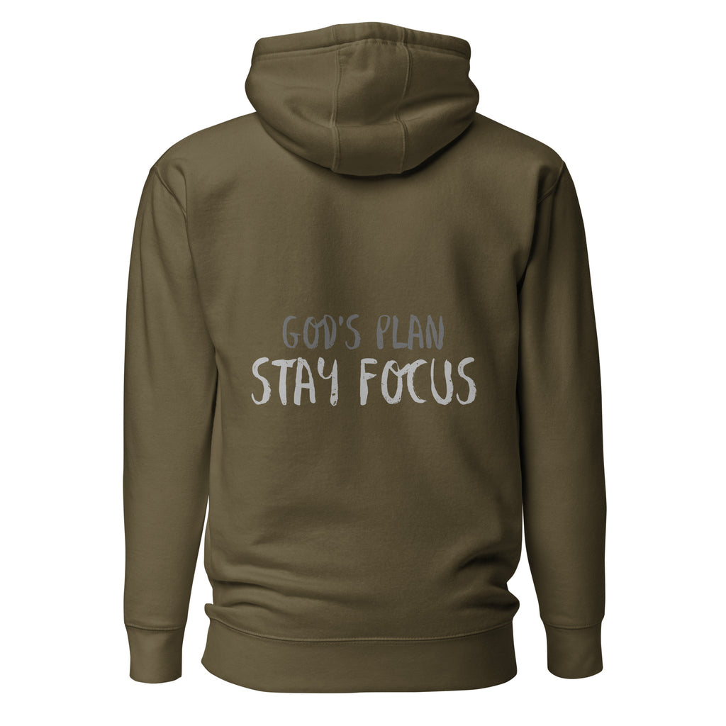 Godly Mind Unisex Streetwear Hoodie - God's Plan, Stay Focus