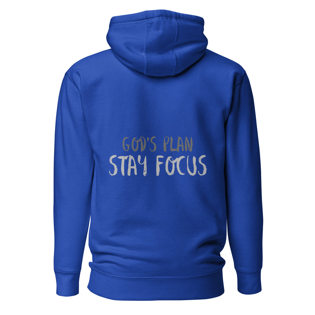 Godly Mind Unisex Streetwear Hoodie - God's Plan, Stay Focus