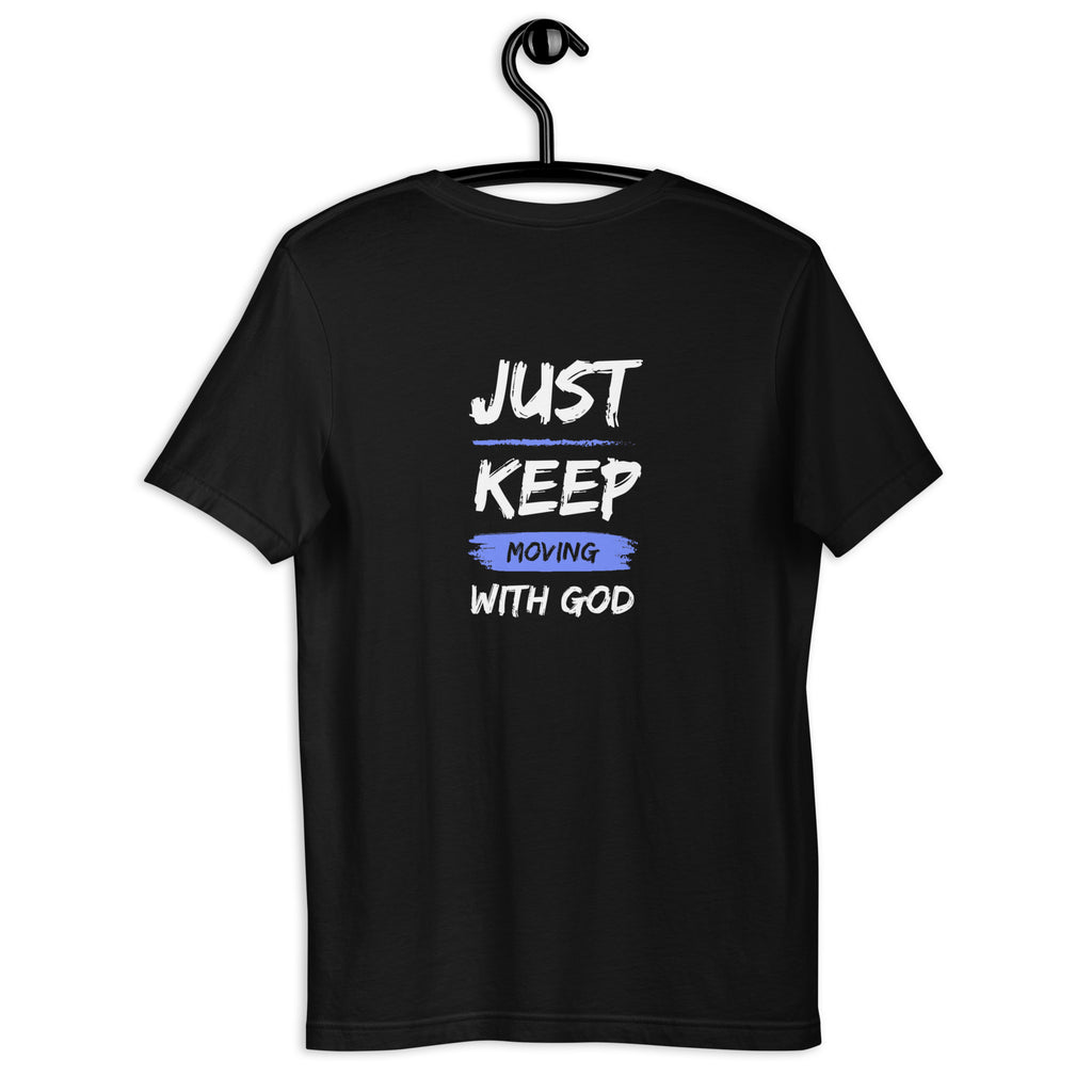 Godly Mind Unisex Staple Eco T-shirt - Just Keep Moving