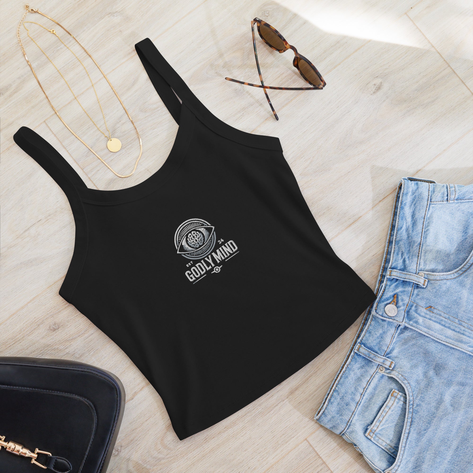 Godly Mind Women’s Micro-rib Tank Top