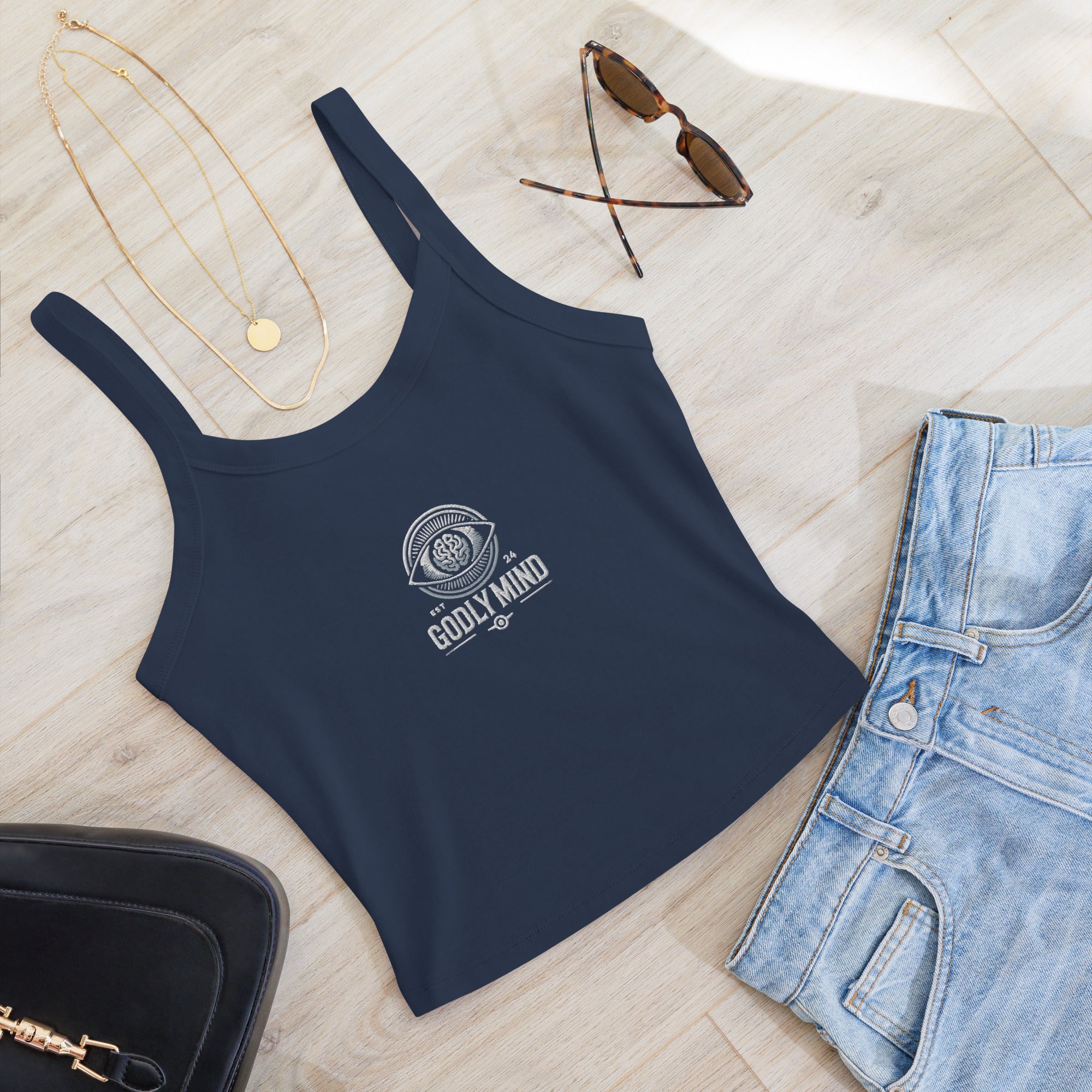 Godly Mind Women’s Micro-rib Tank Top